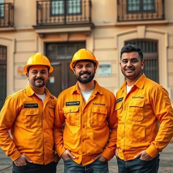 Retrato del equipo de electricistas de Vognmand Cv ApS en Tacuarembó