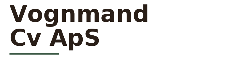 Vognmand Cv ApS logo